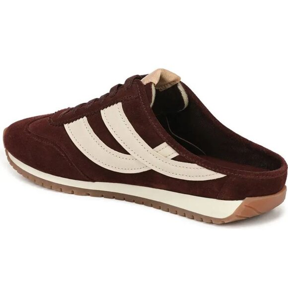 VINCE Oasis Mule Sneaker Slip-On Size 7.5 Brown Suede Leather NEW $275 - Picture 6 of 12